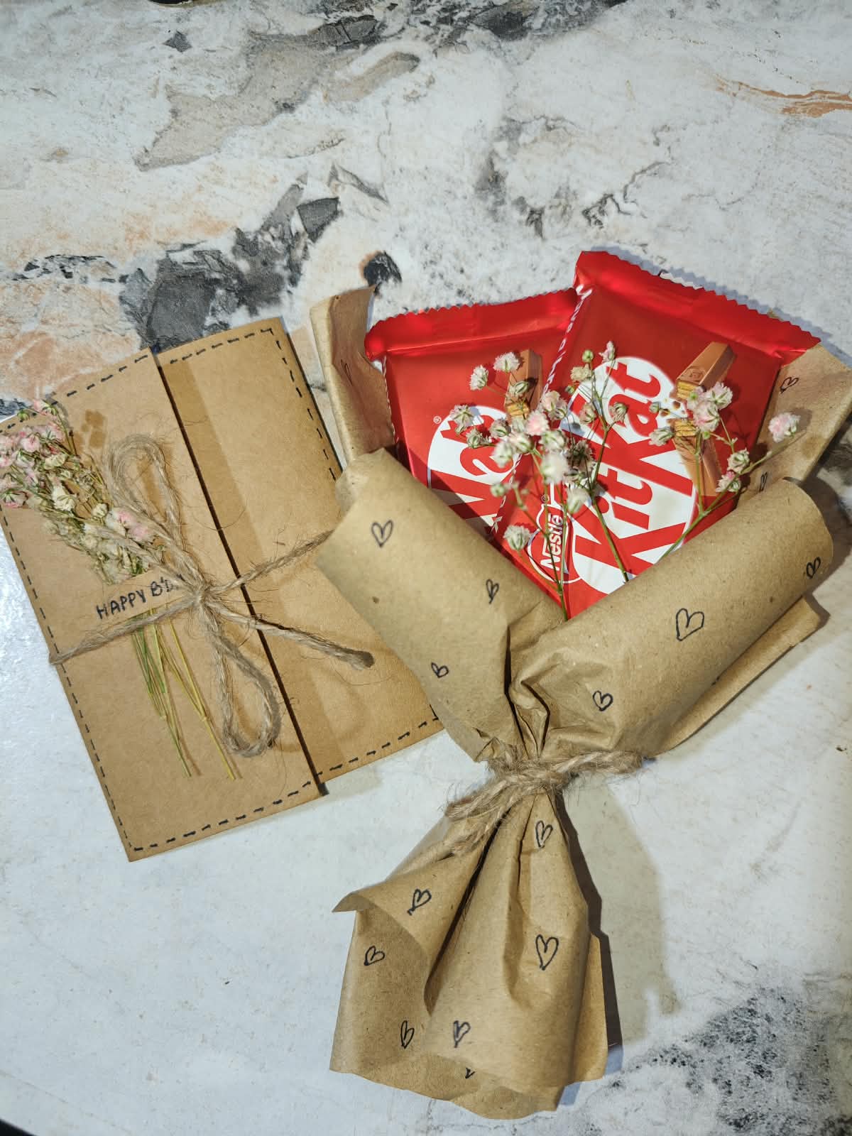 Handmade Cardboard Birthday Gift Box view 3